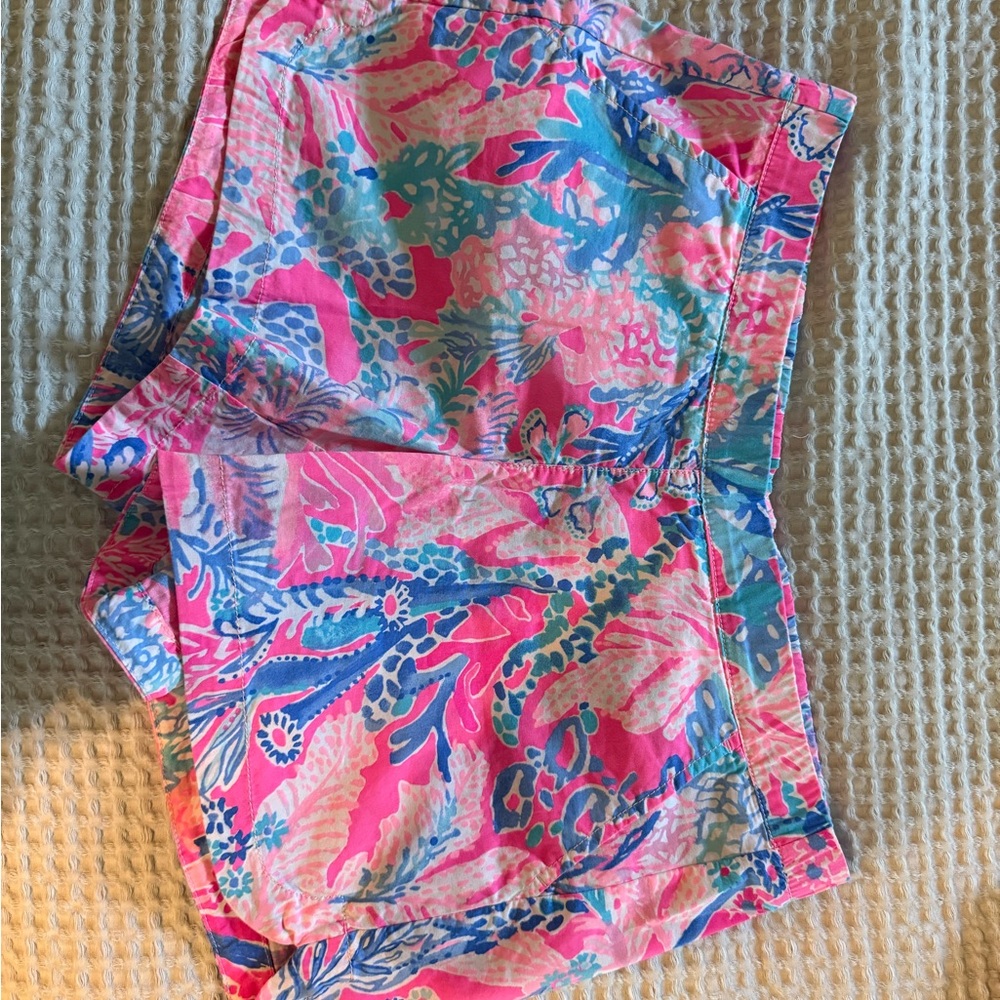 Light Pascha Pink Aquadesiac Lilly Pulitzer Pull On Shorts